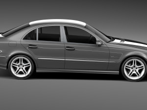 Mercedes-Benz E55 AMG W211 2002-2009 Modelo 3D