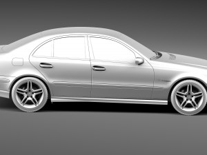 Mercedes-Benz E55 AMG W211 2002-2009 Modelo 3D