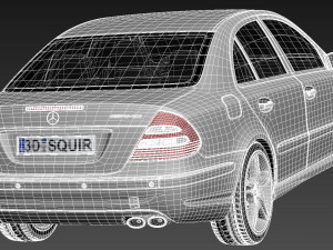 Mercedes-Benz E55 AMG W211 2002-2009 Modelo 3D