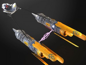 Star Wars Anakins Pod Racer Modello 3D