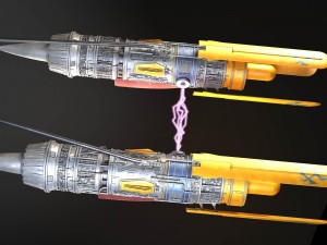 Star Wars Anakins Pod Racer Modello 3D