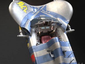 Star Wars Anakins Pod Racer Modello 3D