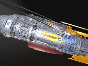 Star Wars Anakins Pod Racer Modello 3D
