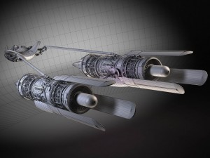 Star Wars Anakins Pod Racer Modello 3D