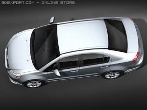 Suzuki SX4 Sedan 3D Model