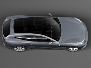 Ferrari GTC4 Lusso 2017 3D Model