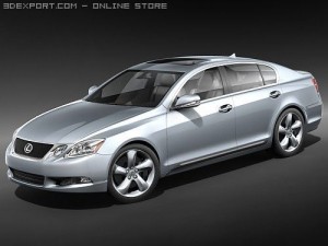 Lexus GS 350 2009 3D Model
