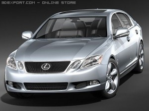 Lexus GS 350 2009 3D Модель