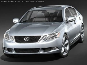 Lexus GS 350 2009 3D Model