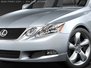Lexus GS 350 2009 3D Model