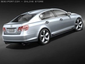 Lexus GS 350 2009 3D Model