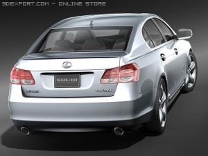 Lexus GS 350 2009 3D Модель