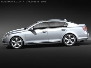 Lexus GS 350 2009 3D Модель