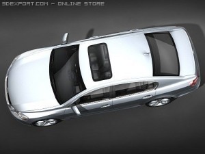Lexus GS 350 2009 3D Модель