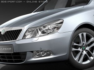 Skoda Octavia Combi 2009 3D Model