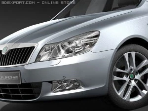 Skoda Octavia Combi 2009 3D Model