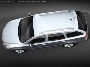 Skoda Octavia Combi 2009 3D Model