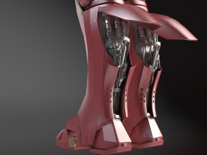 Iron Man Tony Stark Rigged 3D Model