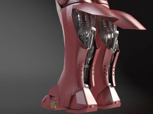 Iron Man Tony Stark Rigged 3D Model