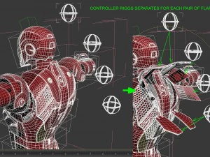 Iron Man Tony Stark Rigged 3D Model