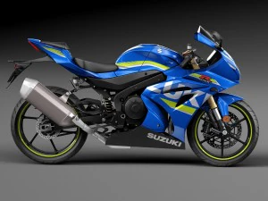 Suzuki GSX-R1000 2016 3D Model
