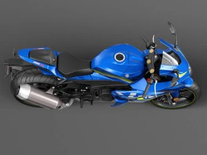 Suzuki GSX-R1000 2016 3D Model