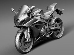 Suzuki GSX-R1000 2016 3D-Modell