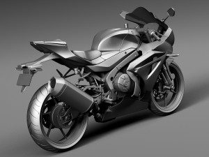 Suzuki GSX-R1000 2016 3D-Modell
