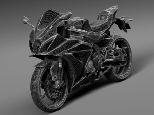 Suzuki GSX-R1000 2016 3D Model