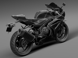 Suzuki GSX-R1000 2016 3D-Modell