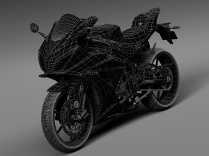 Suzuki GSX-R1000 2016 3D-Modell