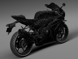 Suzuki GSX-R1000 2016 3D-Modell