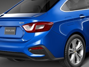 Chevrolet Cruze Sedan 2016 3D 模型
