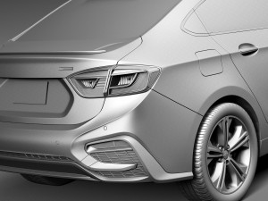 Chevrolet Cruze Sedan 2016 3D 模型
