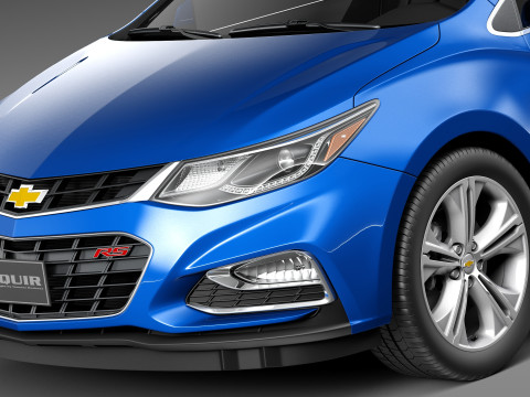 Chevrolet Cruze Sedan 2016 Modelo 3D