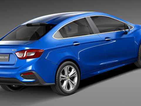 Chevrolet Cruze Sedan 2016 Modelo 3D