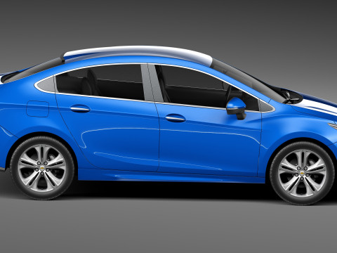 Chevrolet Cruze Sedan 2016 Modelo 3D