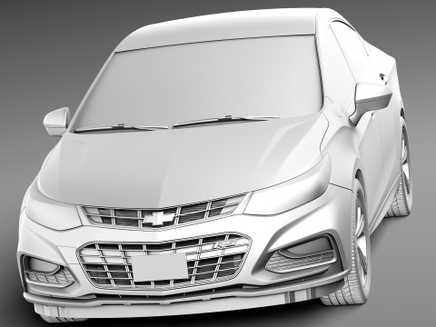 Chevrolet Cruze Sedan 2016 Modelo 3D