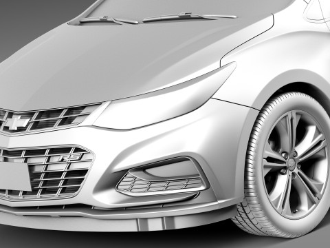 Chevrolet Cruze Sedan 2016 Modelo 3D