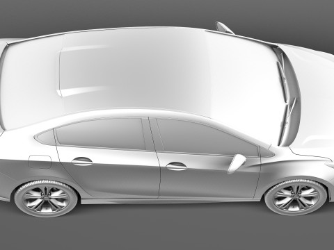 Chevrolet Cruze Sedan 2016 Modelo 3D