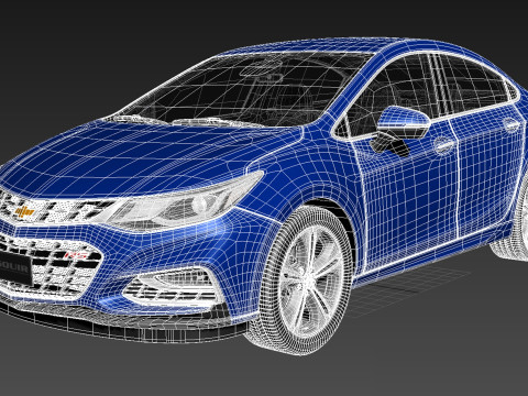 Chevrolet Cruze Sedan 2016 Modelo 3D