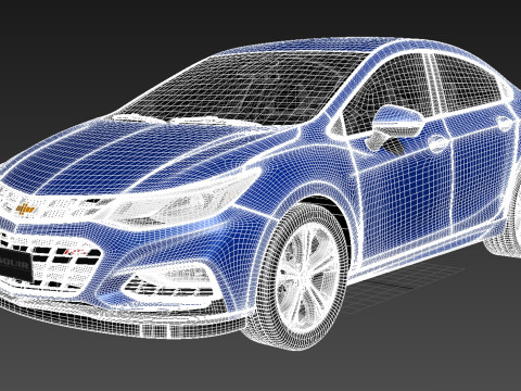 Chevrolet Cruze Sedan 2016 Modelo 3D