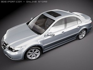 Honda Legend Sedan 2009 3D-Modell