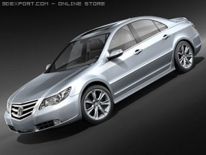 Honda Legend Sedan 2009 3D-Modell
