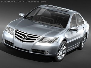 Honda Legend Sedan 2009 3D-Modell