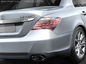 Honda Legend Sedan 2009 3D-Modell