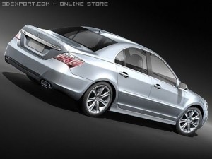 Honda Legend Sedan 2009 3D-Modell