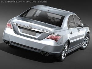 Honda Legend Sedan 2009 3D-Modell