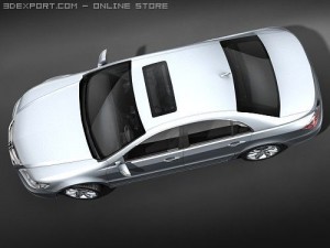 Honda Legend Sedan 2009 3D-Modell