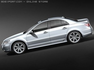 Honda Legend Sedan 2009 3D-Modell